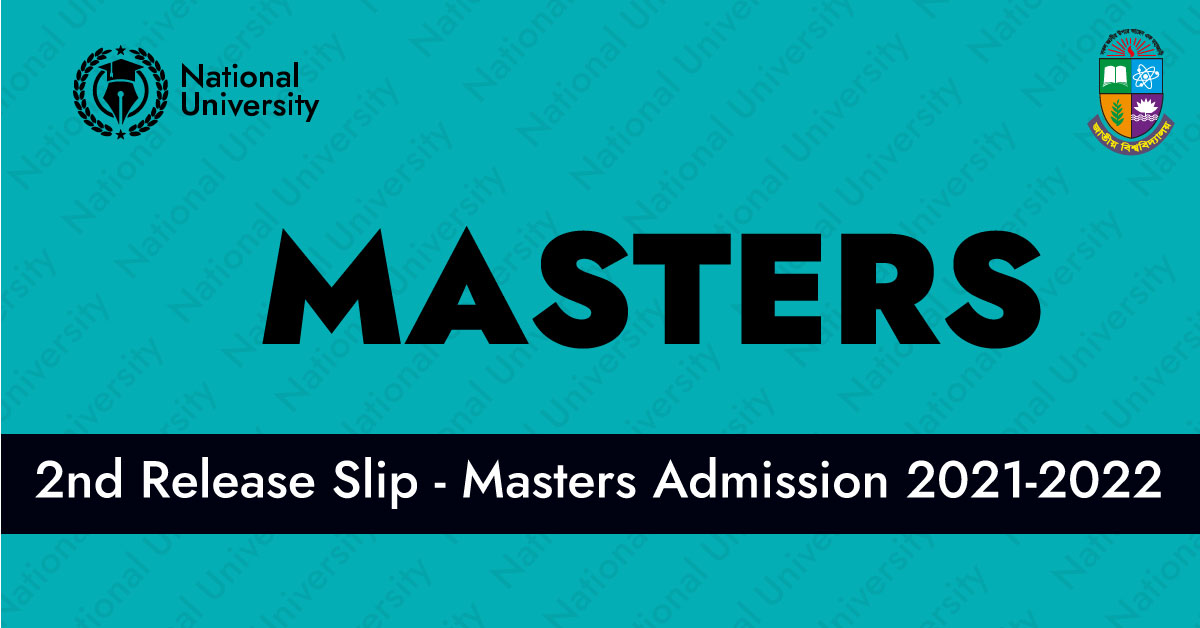 Masters (Regular) Admission 2021-2022