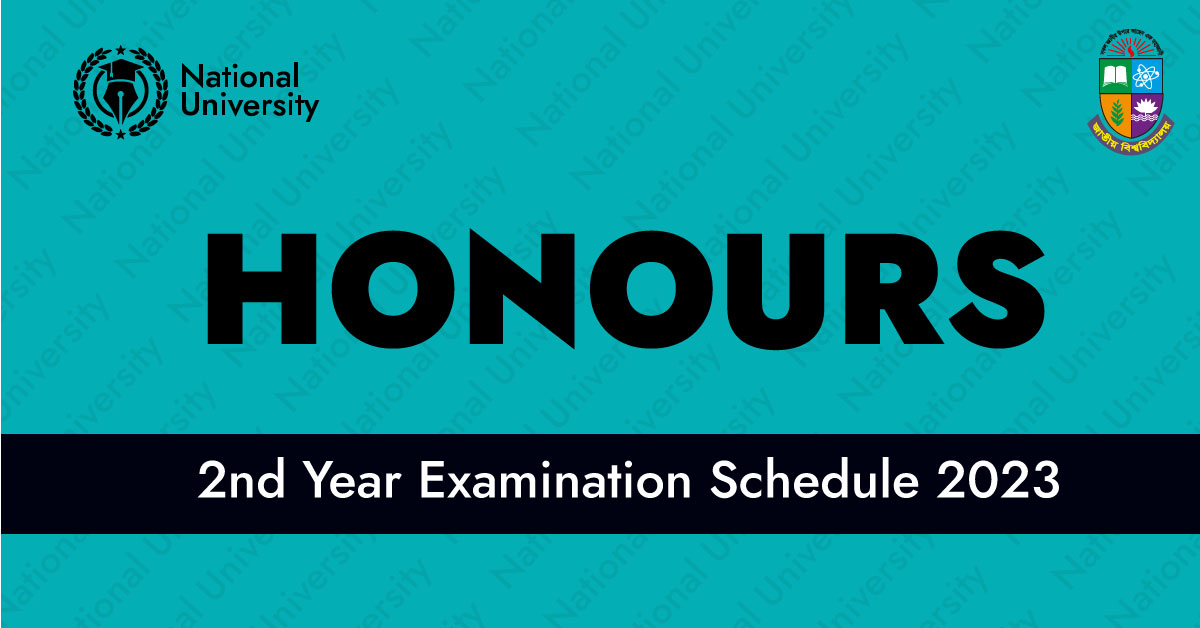 2nd Year Examination Schedule 2023